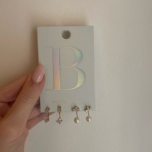 Anthropologie Letter B Stud Set